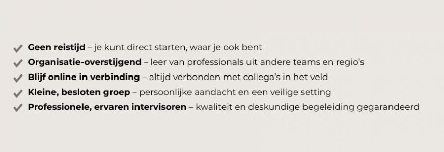 Een nieuwe dienst van 1Sociaaldomein.nl - Online intervisie: Organisatie overstijgend leren van elkaar, zonder reistijd